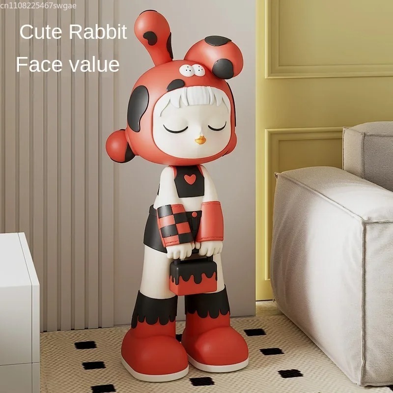 Art Cartoon Girl Statue Indoor - Crafting Resin recension och pris