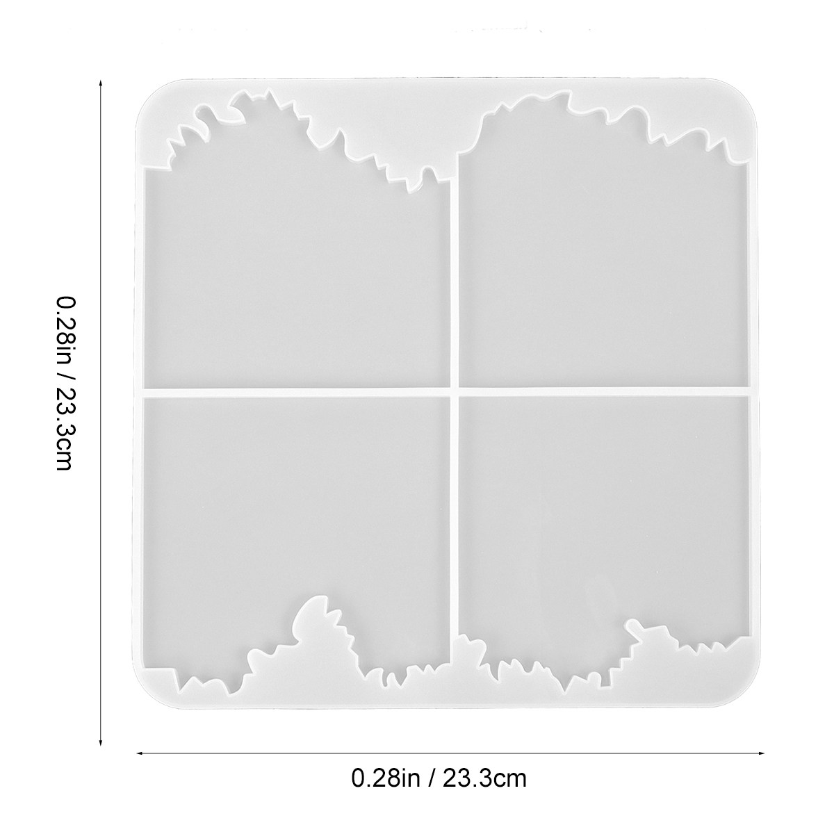 1Pcs Crystal Epoxy Silicone Mo - Resin Ocean Wave Mold recension och pris