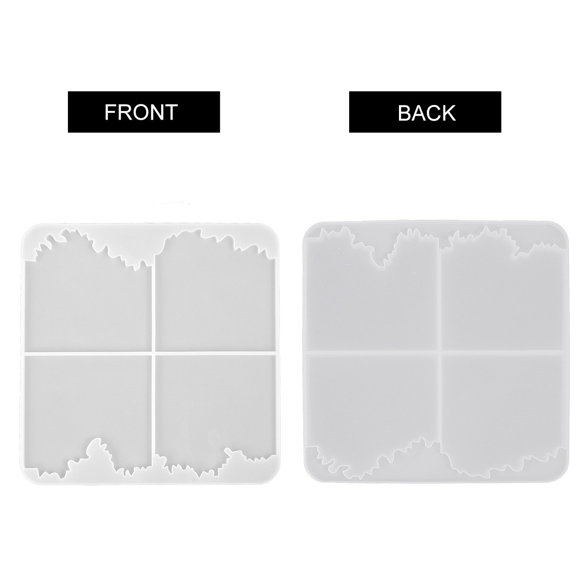 1Pcs Crystal Epoxy Silicone Mo - Resin Ocean Wave Mold recension och pris