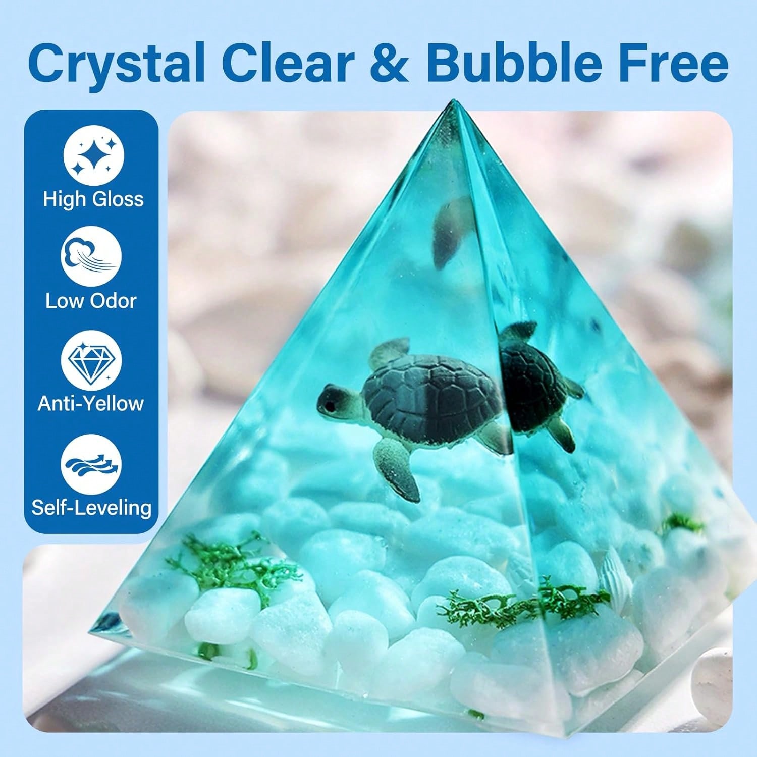125ml/250ml Crystal Clear Cast - Resin Jewelry Kit recension och pris