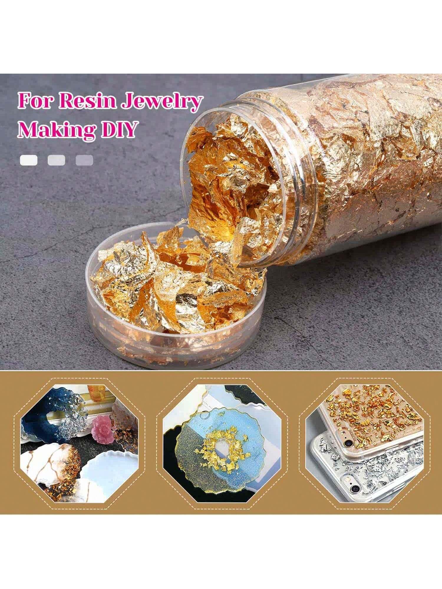Gold Flakes, Gold Leaf Cake De - Gold Foil Flakes recension och pris