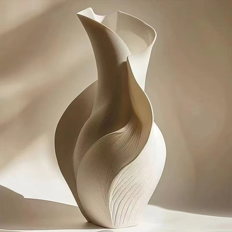 Nordic Ceramic Vase Abstract G - Dried Flower Bulk recension och pris