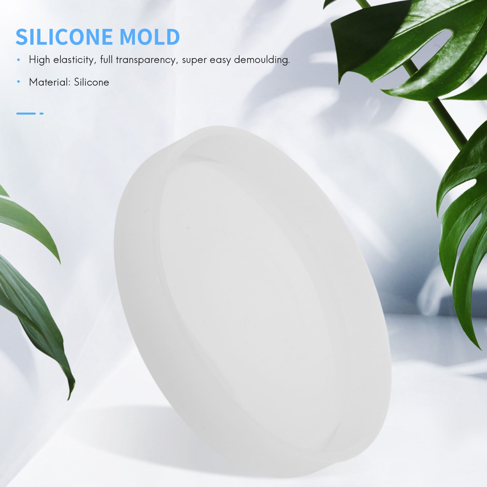 ABQR 4 Pack Big Diy Round Coas - Coaster Mold Round recension och pris