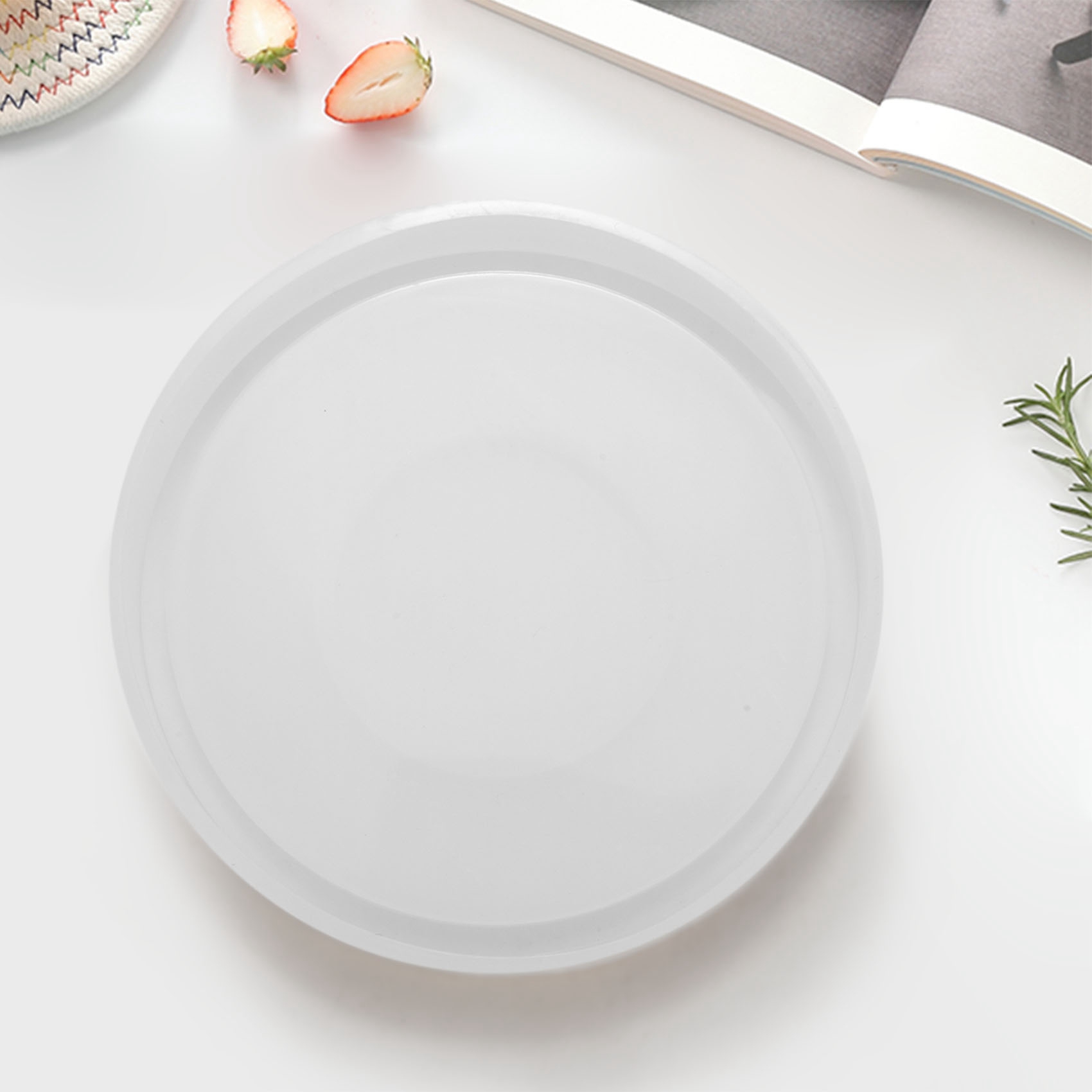 ABQR 4 Pack Big Diy Round Coas - Coaster Mold Round recension och pris