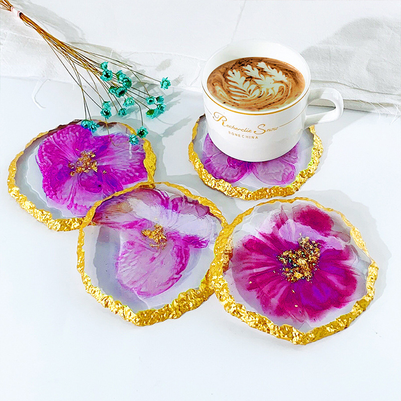 DM413 Drusy Coaster Resin Mold - Geode Mold Silicone recension och pris