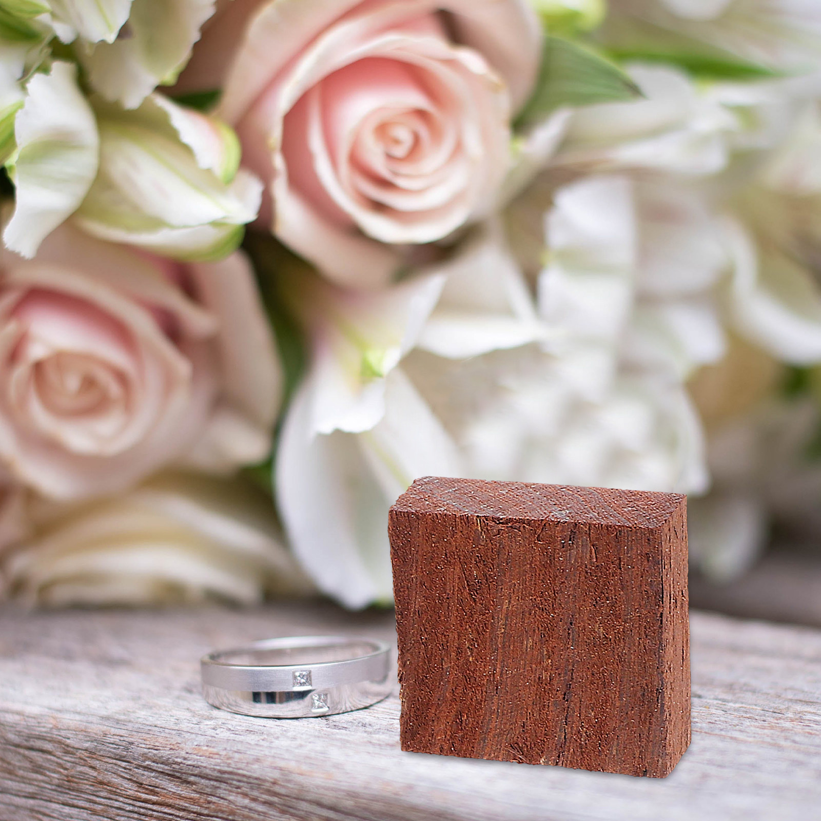4Pcs Natural Handmade Wooden R - Wood Ring Blank recension och pris