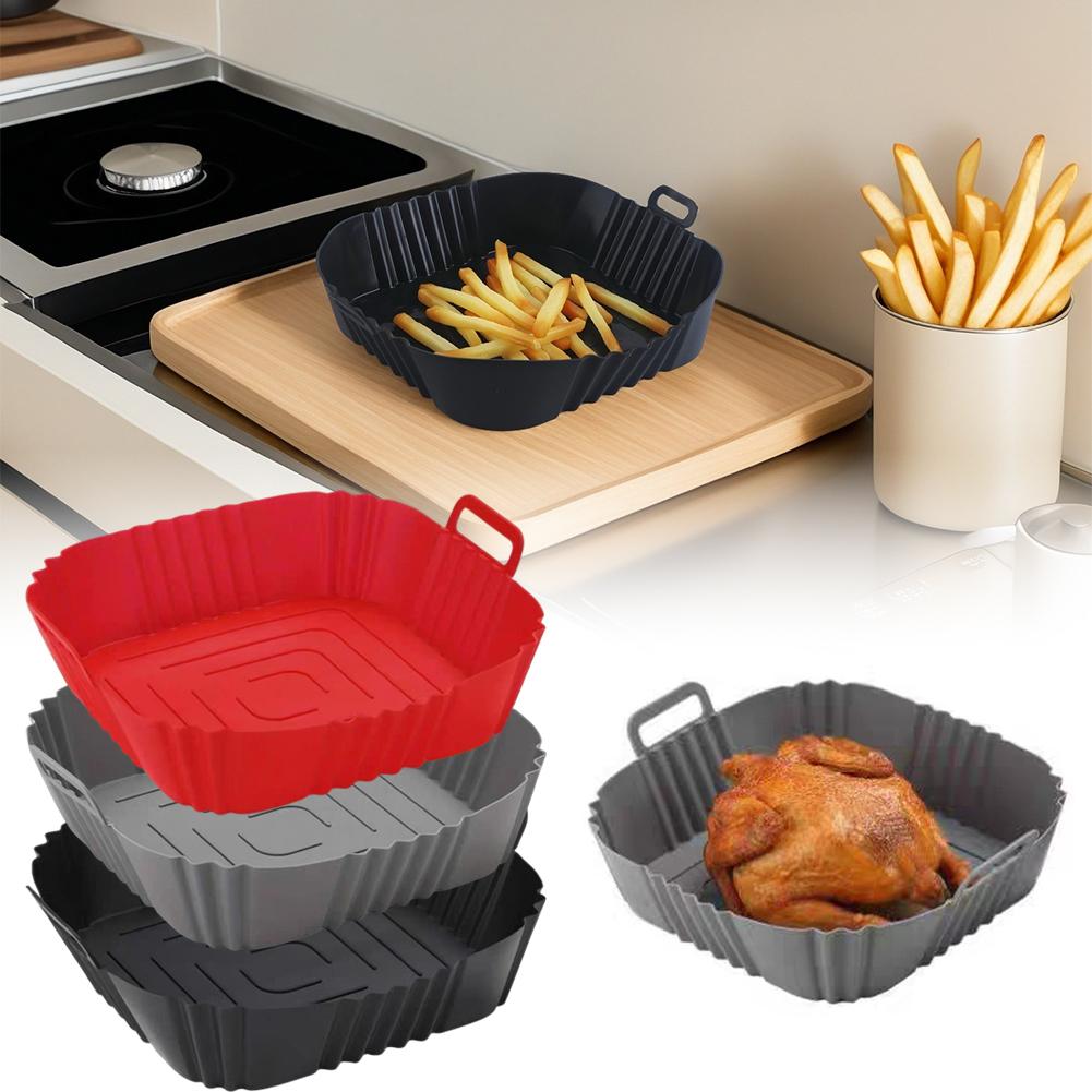 Reusable Airfryer Pan Liner Ac - Silicone Mold Tray recension och pris