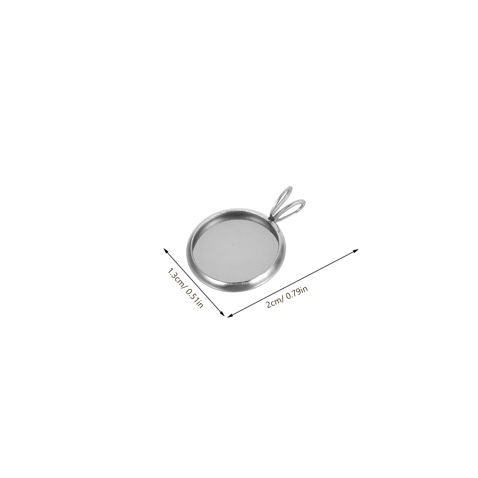 10Pcs 12Mm Round Pendant Trays - Resin Jewelry Kit recension och pris