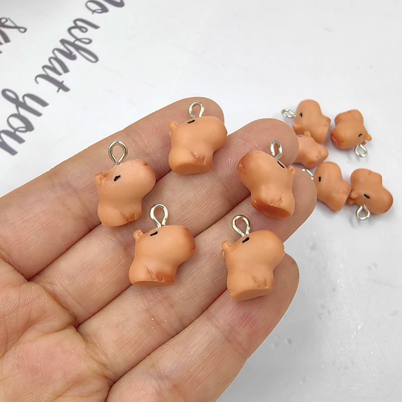10pcs Cute Small Capybara Char - Resin Craft Projects recension och pris