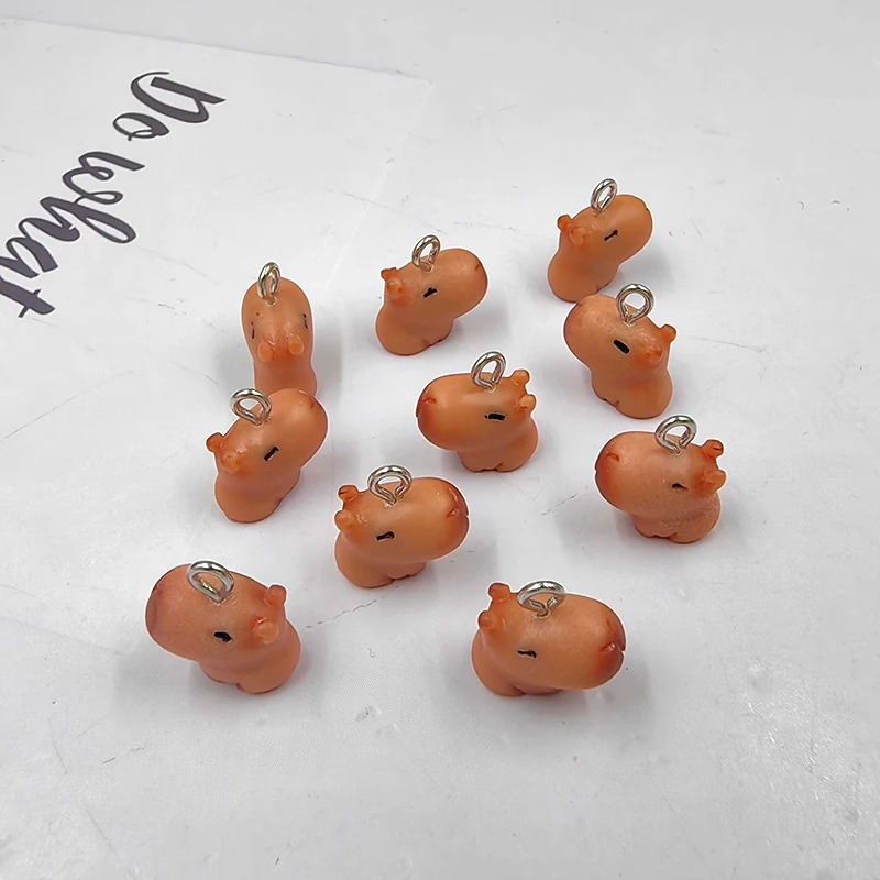 10pcs Cute Small Capybara Char - Resin Craft Projects recension och pris