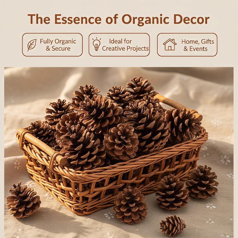 Natural Dried Pine Cones 5/10/ - Dried Flower Bulk recension och pris