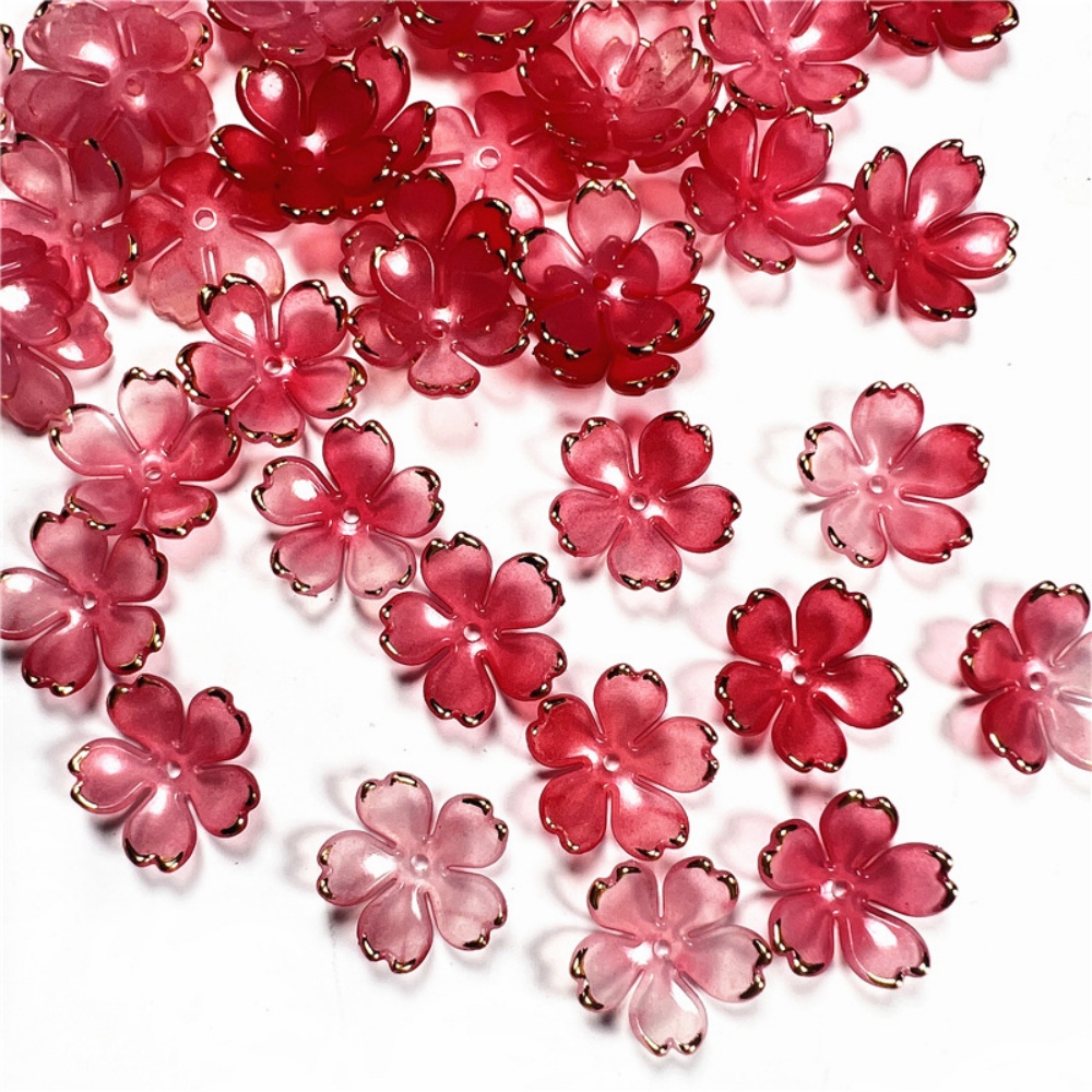 50pcs/lot 19mm Acrylic Cherry  - Resin Craft Projects recension och pris