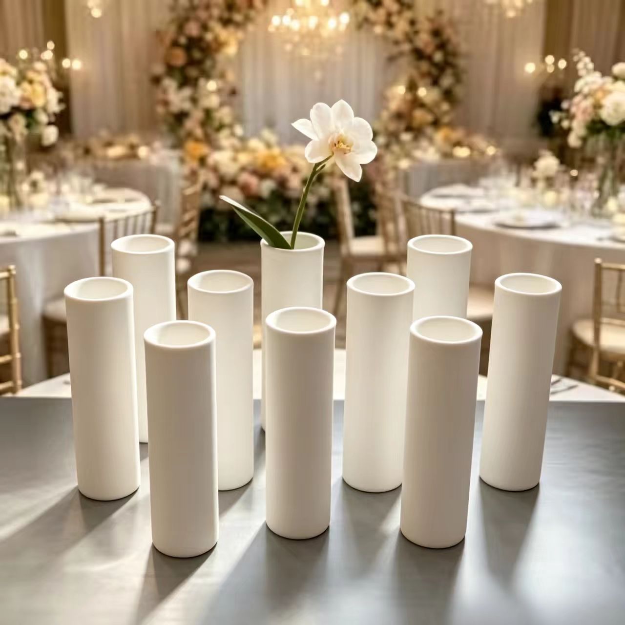 12pcs Clear Plastic Cylinder V - Dried Flower Bulk recension och pris