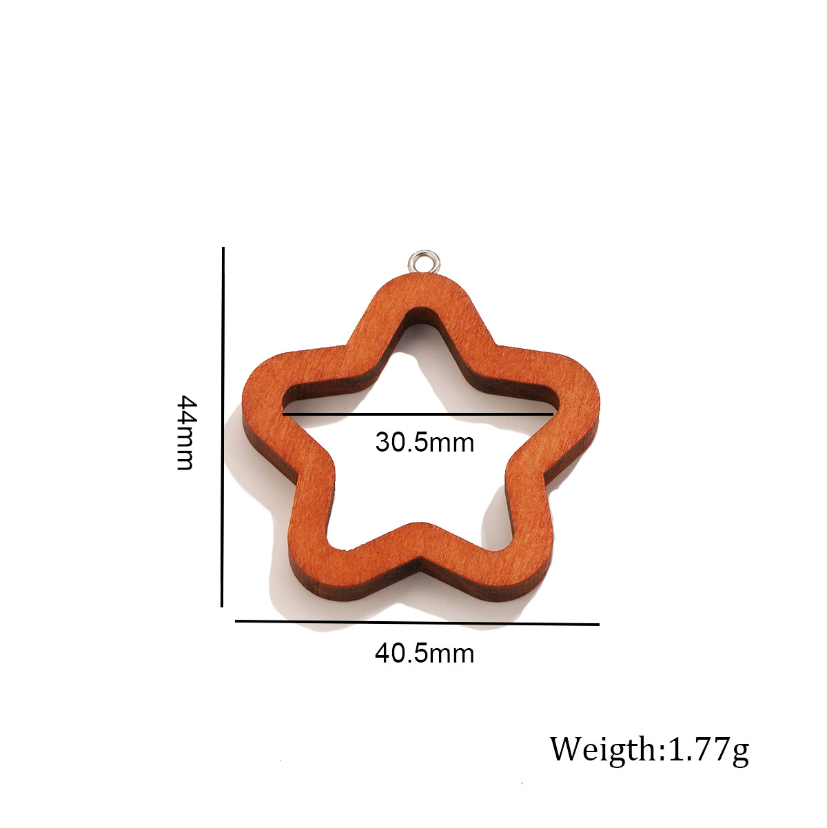 10PCS Triangle Rectangle Wood  - Resin Craft Projects recension och pris