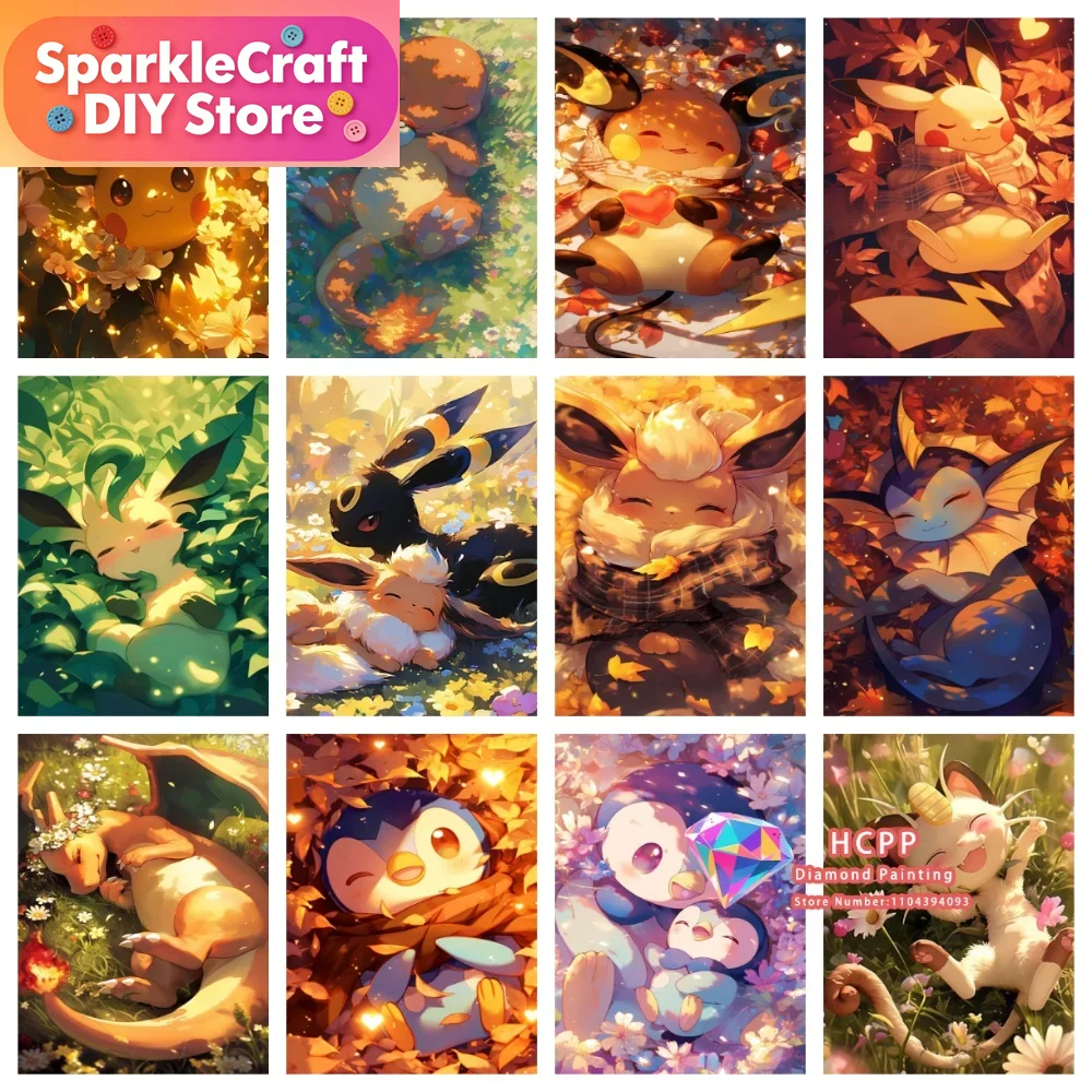 1pc frameless Cartoon Pokemon  - Resin Craft Kit recension och pris