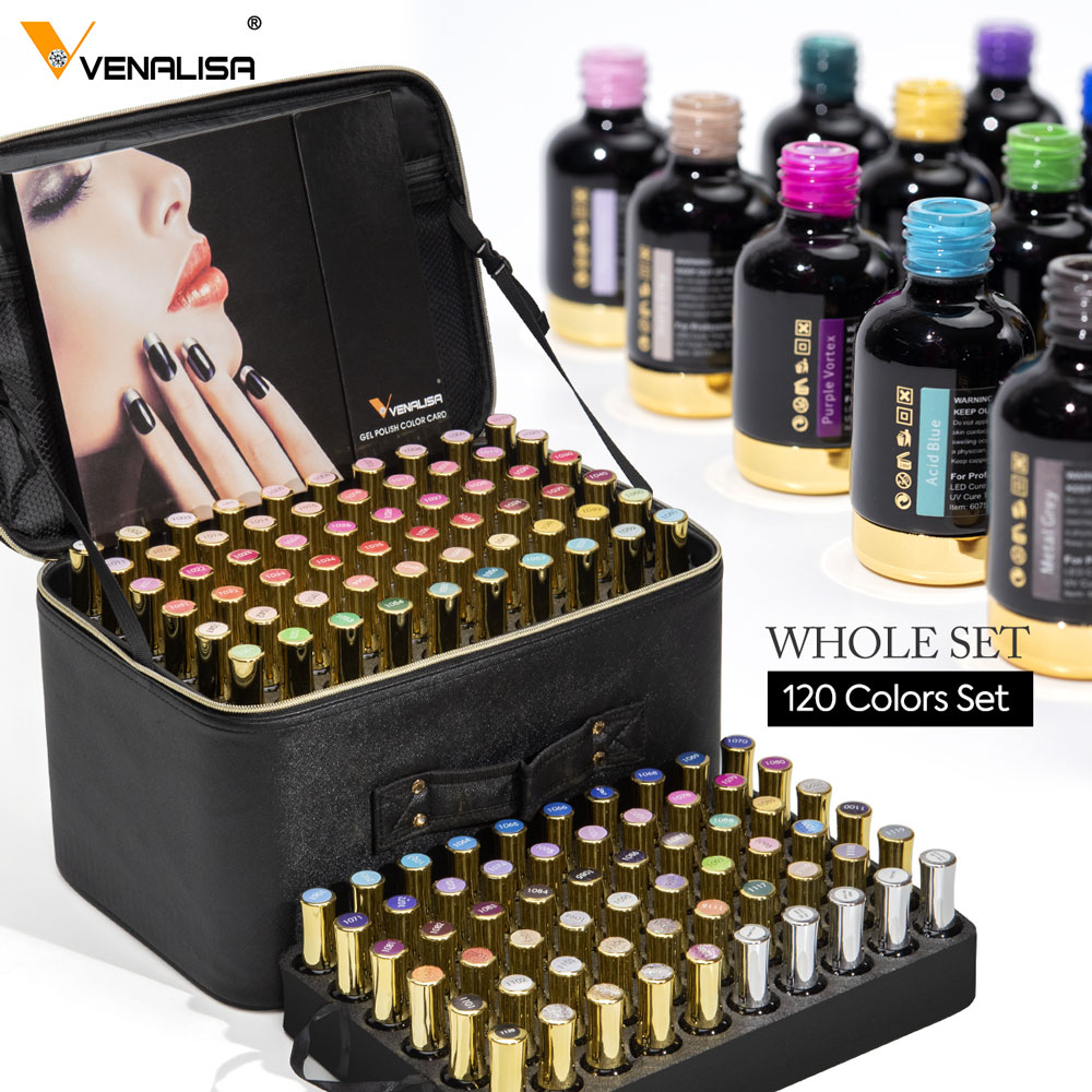 120pcs*12ml VENALISA Gel Varni - Resin Glitter Pack recension och pris